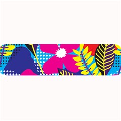 Pattern Leaf Polka Rainbow Large Bar Mats