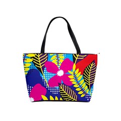 Pattern Leaf Polka Rainbow Classic Shoulder Handbag