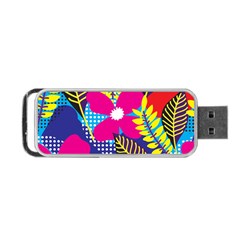 Pattern Leaf Polka Rainbow Portable Usb Flash (one Side)