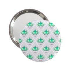 Plant Pattern Green Leaf Flora 2 25  Handbag Mirrors by HermanTelo