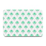 Plant Pattern Green Leaf Flora Plate Mats 18 x12  Plate Mat