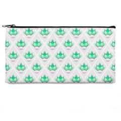 Plant Pattern Green Leaf Flora Pencil Cases