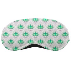 Plant Pattern Green Leaf Flora Sleeping Mask