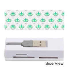 Plant Pattern Green Leaf Flora Memory Card Reader (stick)