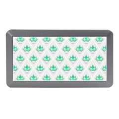 Plant Pattern Green Leaf Flora Memory Card Reader (mini) by HermanTelo