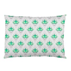 Plant Pattern Green Leaf Flora Pillow Case (two Sides)