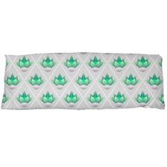 Plant Pattern Green Leaf Flora Body Pillow Case (dakimakura)