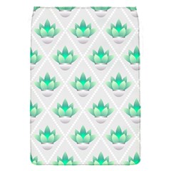 Plant Pattern Green Leaf Flora Removable Flap Cover (s)