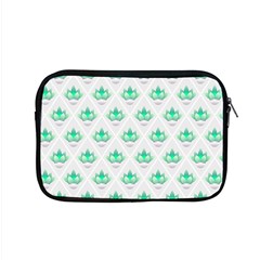 Plant Pattern Green Leaf Flora Apple Macbook Pro 15  Zipper Case