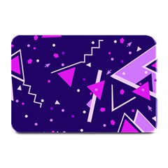 Purple Blue Geometric Pattern Plate Mats