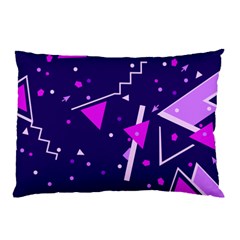 Purple Blue Geometric Pattern Pillow Case (two Sides)