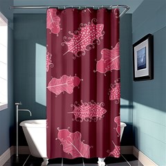 Plumelet Pen Ethnic Elegant Hippie Shower Curtain 36  X 72  (stall)  by HermanTelo