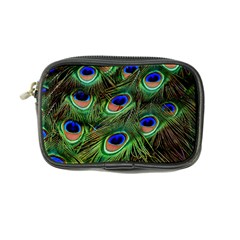 Peacock Feathers Plumage Iridescent Coin Purse by HermanTelo