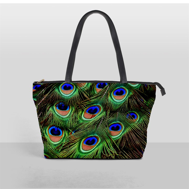 Peacock Feathers Plumage Iridescent Classic Shoulder Handbag