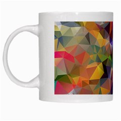 Polygon Wallpaper White Mugs by HermanTelo