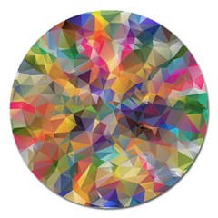 Polygon Wallpaper Magnet 5  (round)