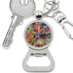 Polygon Wallpaper Bottle Opener Key Chain