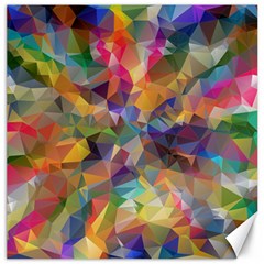 Polygon Wallpaper Canvas 12  X 12  by HermanTelo