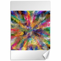 Polygon Wallpaper Canvas 24  X 36  by HermanTelo