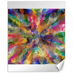 Polygon Wallpaper Canvas 11  X 14 