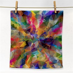 Polygon Wallpaper Face Towel by HermanTelo