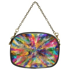 Polygon Wallpaper Chain Purse (one Side)