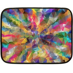 Polygon Wallpaper Double Sided Fleece Blanket (mini) 