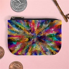 Polygon Wallpaper Mini Coin Purse by HermanTelo