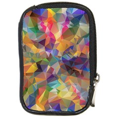 Polygon Wallpaper Compact Camera Leather Case