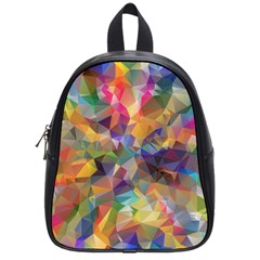 Polygon Wallpaper School Bag (small)