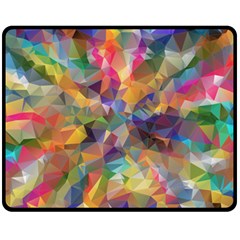 Polygon Wallpaper Fleece Blanket (medium) 