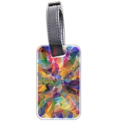 Polygon Wallpaper Luggage Tag (two Sides)