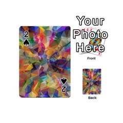 Polygon Wallpaper Playing Cards Double Sided (mini)