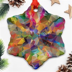 Polygon Wallpaper Ornament (snowflake)