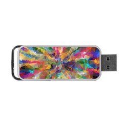 Polygon Wallpaper Portable Usb Flash (one Side)