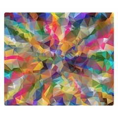 Polygon Wallpaper Double Sided Flano Blanket (small)  by HermanTelo