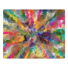 Polygon Wallpaper Double Sided Flano Blanket (large) 