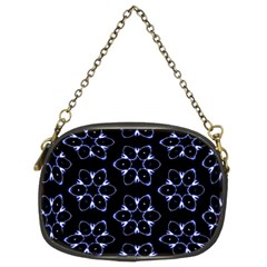 Purple Circle Wallpaper Chain Purse (two Sides)