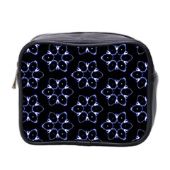 Purple Circle Wallpaper Mini Toiletries Bag (two Sides)