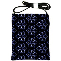 Purple Circle Wallpaper Shoulder Sling Bag