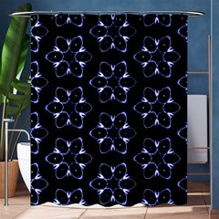 Purple Circle Wallpaper Shower Curtain 60  X 72  (medium) 