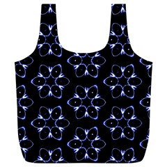 Purple Circle Wallpaper Full Print Recycle Bag (xl)