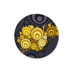 Retro Color Style Magnet 3  (round) by HermanTelo