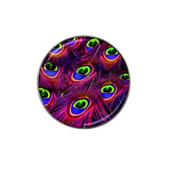 Peacock Feathers Color Plumage Hat Clip Ball Marker