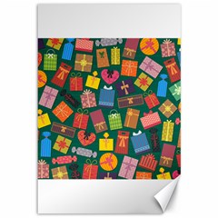 Presents Gifts Background Colorful Canvas 12  x 18 