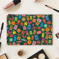 Presents Gifts Background Colorful Cosmetic Bag (Large)