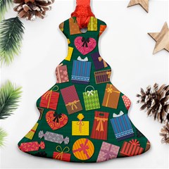 Presents Gifts Background Colorful Ornament (Christmas Tree) 