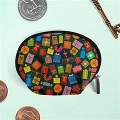 Presents Gifts Background Colorful Accessory Pouch (Small)