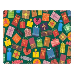 Presents Gifts Background Colorful Double Sided Flano Blanket (Large) 