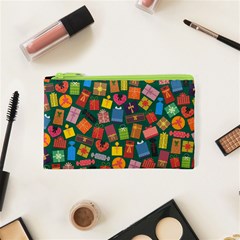 Presents Gifts Background Colorful Cosmetic Bag (XS)